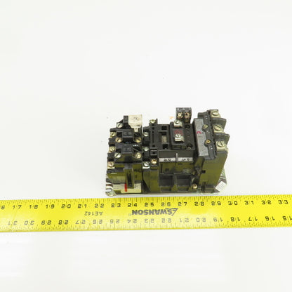 Allen Bradley 509-B0D Ser B Size 1 27A Motor Starter 120V Coil 7-1/2-10HP 600V