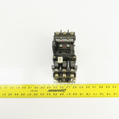 Allen Bradley 509-B0D Ser B Size 1 27A Motor Starter 120V Coil 7-1/2-10HP 600V