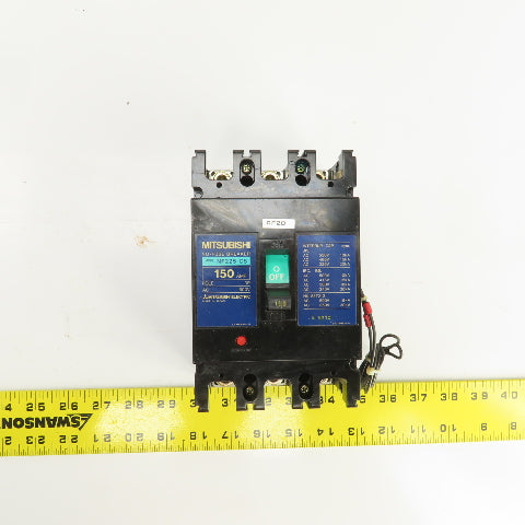 Mitsubishi NF225-CS 150A 600VAC No-Fuse Breaker 3 Pole