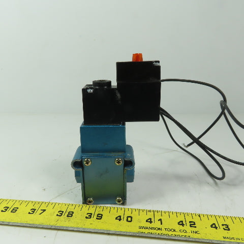 MAC 55B-12-PE-616AA Pneumatic Air Solenoid Valve Vac to 150PSI 24VDC