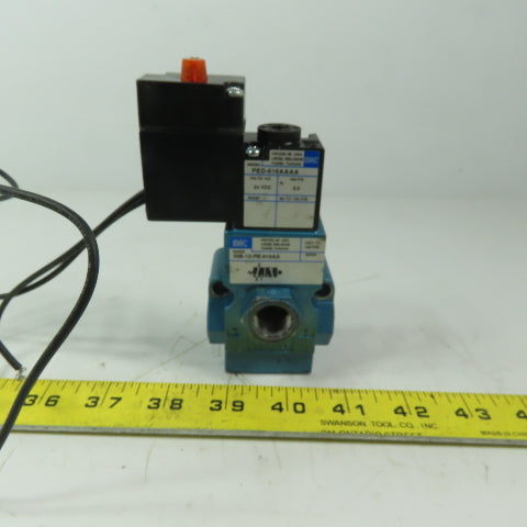 MAC 55B-12-PE-616AA Pneumatic Air Solenoid Valve Vac to 150PSI 24VDC
