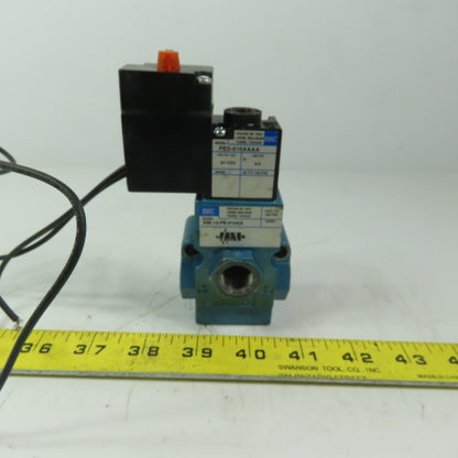 MAC 55B-12-PE-616AA Pneumatic Air Solenoid Valve Vac to 150PSI 24VDC