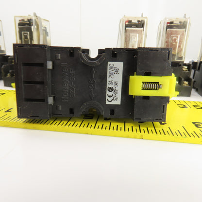 Honeywell SZR-MY4-N1 Power Relay 24VDC W/Socket Base SZX-SMF-14N 250VAC Lot/13