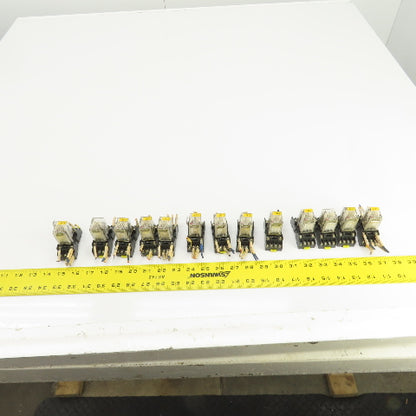 Honeywell SZR-MY4-N1 Power Relay 24VDC W/Socket Base SZX-SMF-14N 250VAC Lot/13