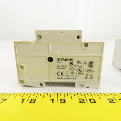 Siemens 5SX22 5SX21 5SX9100 Circuit Breakers 480V/277V Mixed Lot Of 7