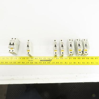 Siemens 5SX22 5SX21 5SX9100 Circuit Breakers 480V/277V Mixed Lot Of 7