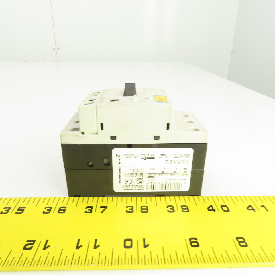 Siemens 3RV1011-1CA10 Motor Starter Circuit Breaker Protector 600V 1.8-2.5A Trip