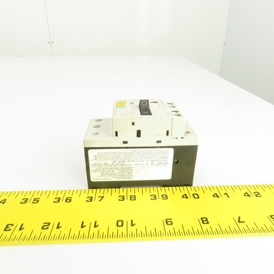 Siemens 3RV1011-1CA10 Motor Starter Circuit Breaker Protector 600V 1.8-2.5A Trip