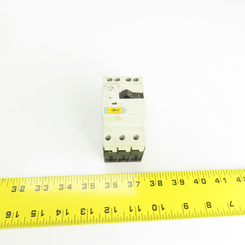 Siemens 3RV1011-1GA10 Motor Starter Circuit Breaker Protector 600V 4.5-6.3A Trip