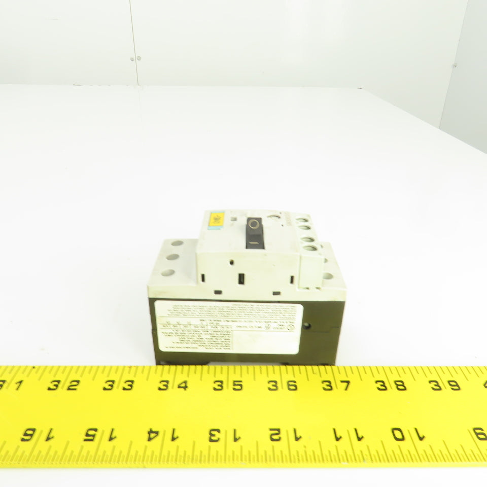 Siemens 3RV1011-1GA10 Motor Starter Circuit Breaker Protector 600V 4.5-6.3A Trip