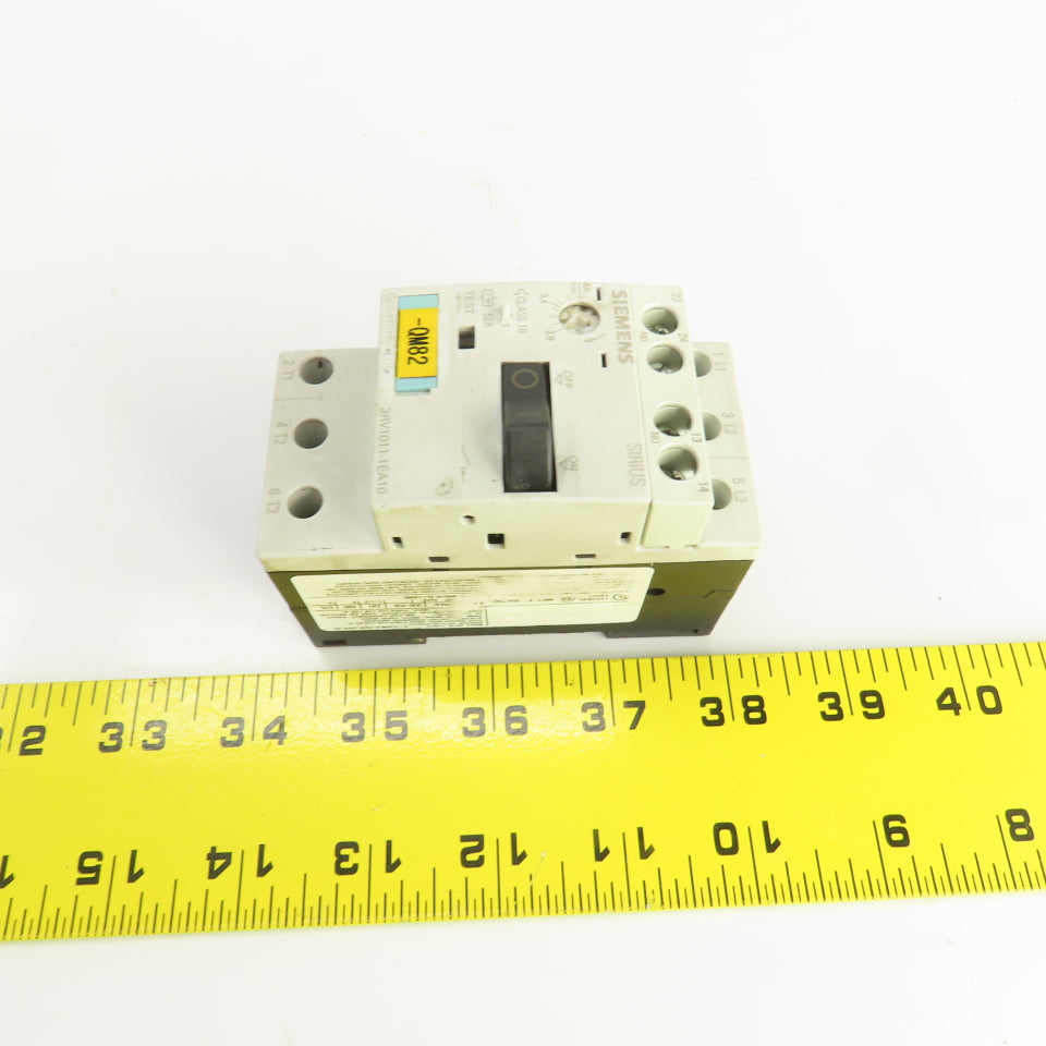 Siemens 3RV1011-1EA10 Motor Starter Circuit Breaker Protector 600V 2.8-4A Trip