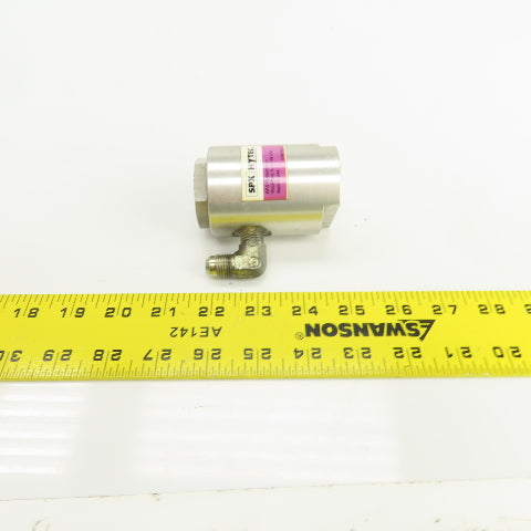 SPX Hytec 215829 Rev 8 Center Hole Spring Return Hydraulic Cylinder 5000PSI