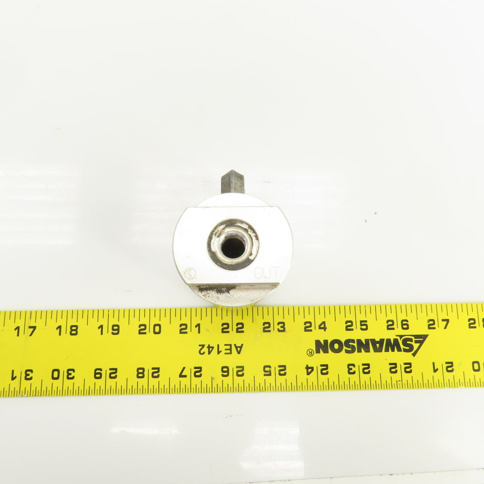 SPX Hytec 215829 Rev 8 Center Hole Spring Return Hydraulic Cylinder 5000PSI