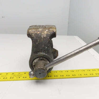 Wilton 4-1/2" x  8" Open Vintage Bullet Bench Vise With Soft Jaws Feb 1978