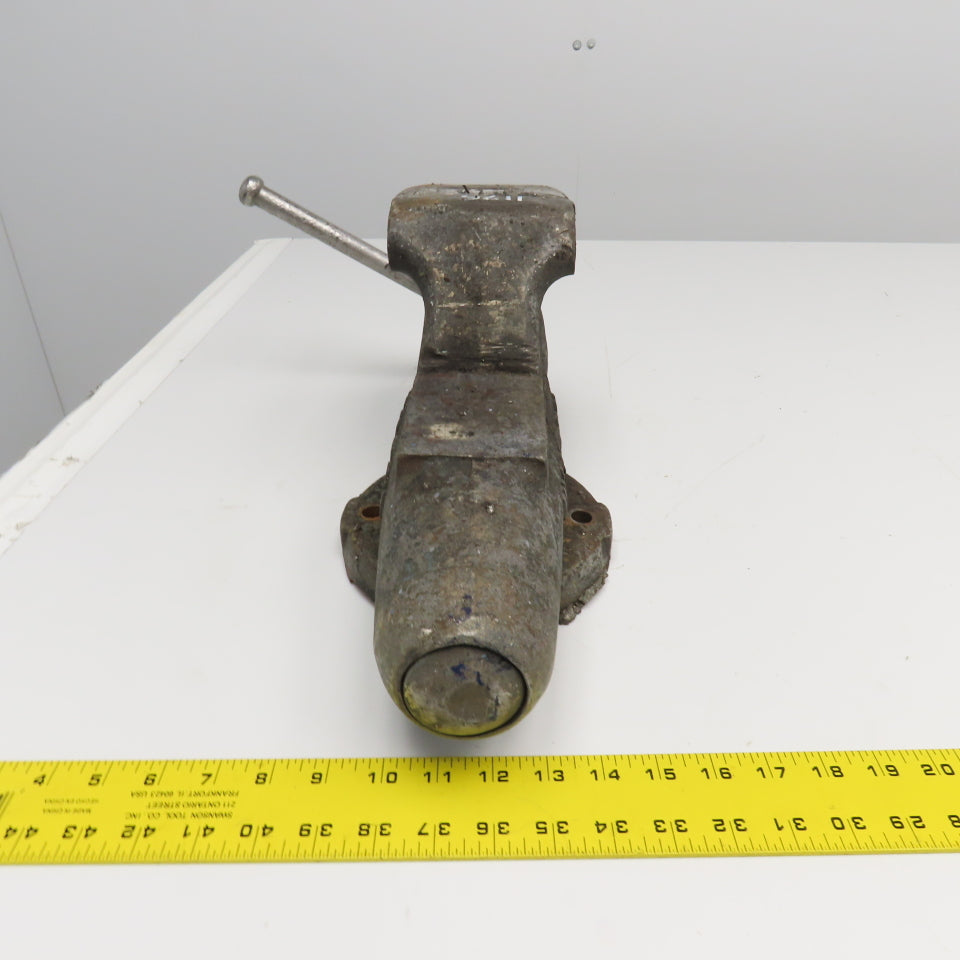 Wilton 4-1/2" x  8" Open Vintage Bullet Bench Vise With Soft Jaws Feb 1978
