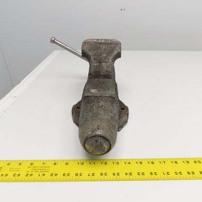 Wilton 4-1/2" x  8" Open Vintage Bullet Bench Vise With Soft Jaws Feb 1978