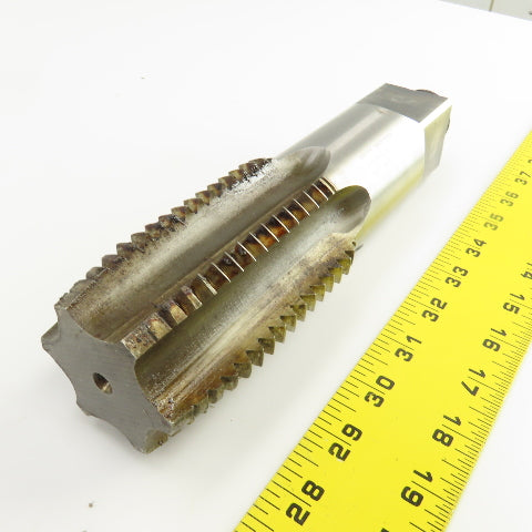 North American 2-1/2"-4 NC HS Straight 6 Flute Modified Plug Tap 9-3/8" OAL USA