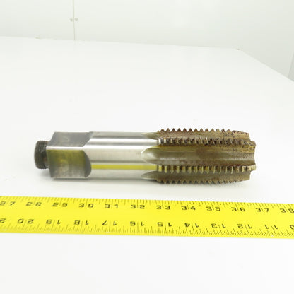 North American 2-1/2"-4 NC HS Straight 6 Flute Modified Plug Tap 9-3/8" OAL USA