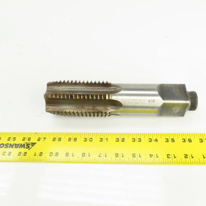 North American 2-1/2"-4 NC HS Straight 6 Flute Modified Plug Tap 9-3/8" OAL USA