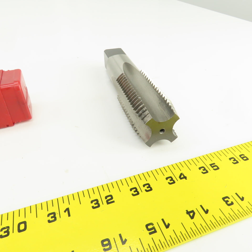Titan 1-1/2"-6 HSS NC Straight 4 Flute Plug Tap 6-3/8" OAL 0.920" Shank USA