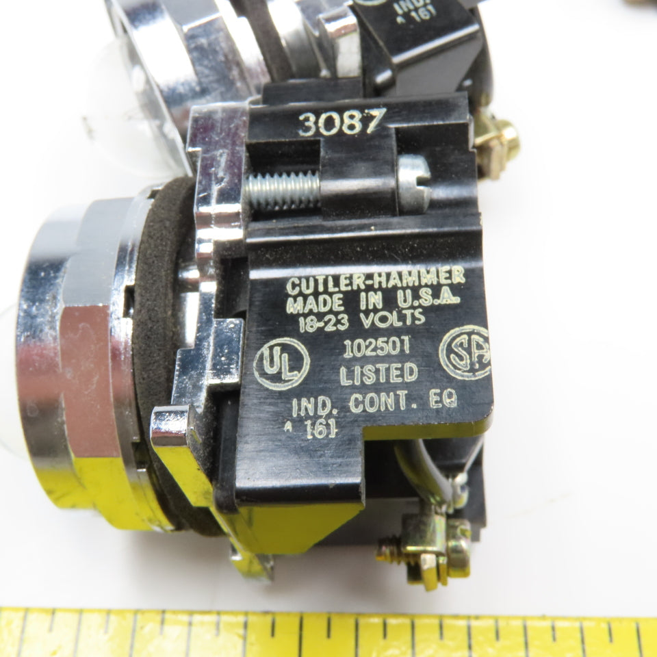 Cutler Hammer 10250T Low Voltage AC/DC Illuminated Switch Body Lot Of 4