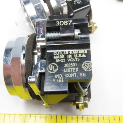Cutler Hammer 10250T Low Voltage AC/DC Illuminated Switch Body Lot Of 4