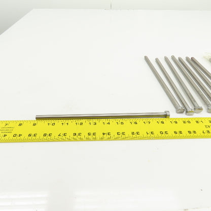 PCS DNP25T Tangent D-Head Ejector Pin Nitrided 3/8" Dia. Misc. Lengths Lot/10