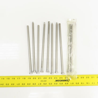 PCS DNP25T Tangent D-Head Ejector Pin Nitrided 3/8" Dia. Misc. Lengths Lot/10