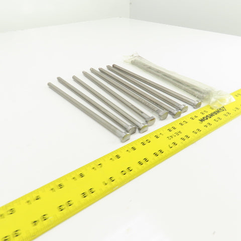 PCS DNP25T Tangent D-Head Ejector Pin Nitrided 3/8" Dia. Misc. Lengths Lot/10
