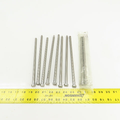 PCS DNP25T Tangent D-Head Ejector Pin Nitrided 3/8" Dia. Misc. Lengths Lot/10