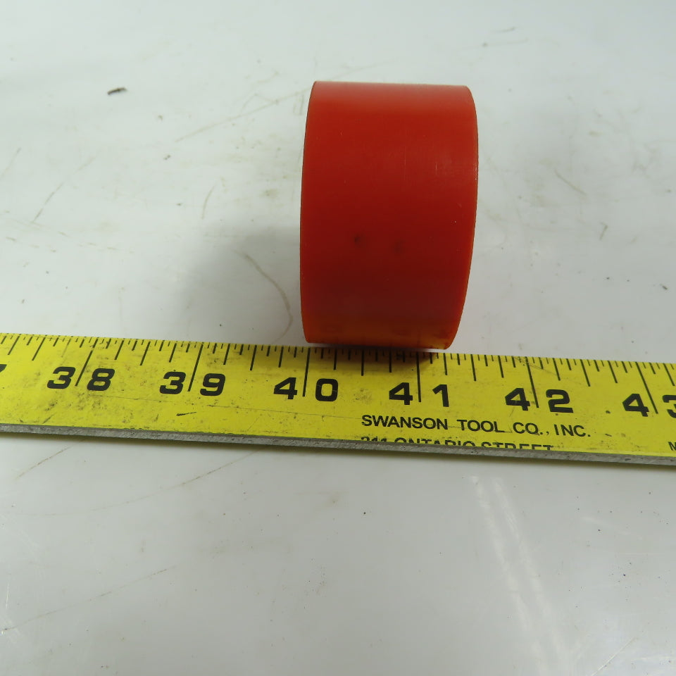 Polyurethane Precision No Crush Wheel Orange 2-1/4" OD 1-1/4" Wide 1-1/16 ID