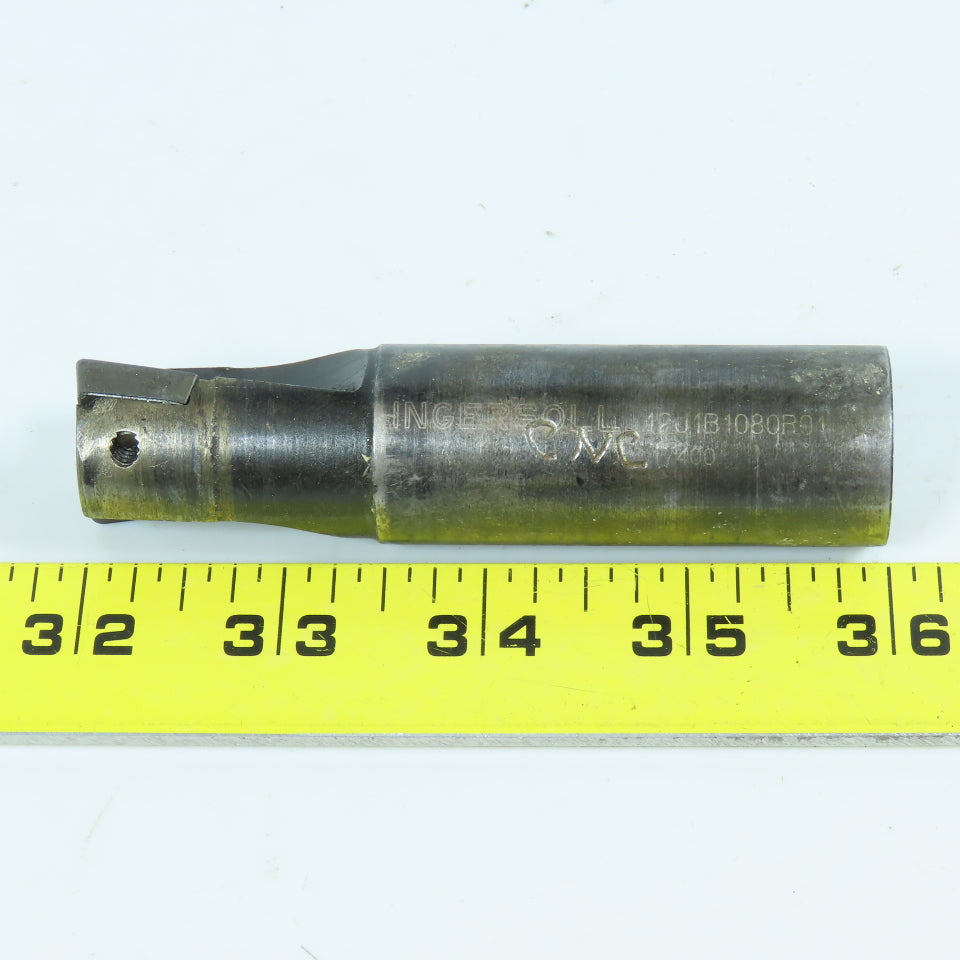 Ingersoll 12J1B1080R01 1" Indexable 90° End Mill Tool Holder 1" Shank 4" OAL