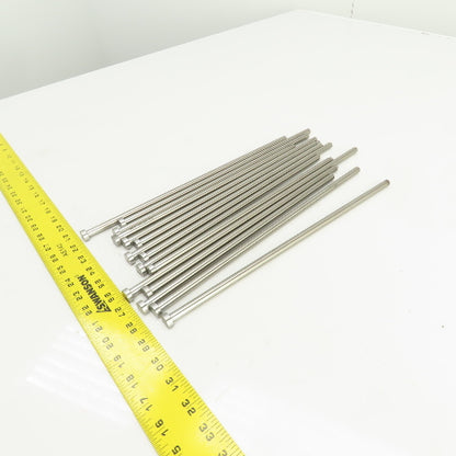 PCS DNP25T Tangent D-Head Ejector Pin Nitrided 3/8" Dia. Misc. Lengths Lot/15