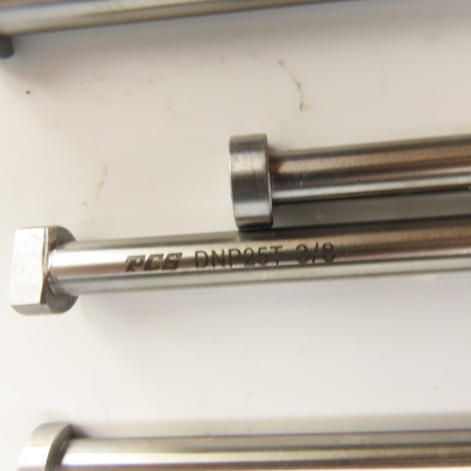 PCS DNP25T Tangent D-Head Ejector Pin Nitrided 3/8" Dia. Misc. Lengths Lot/8