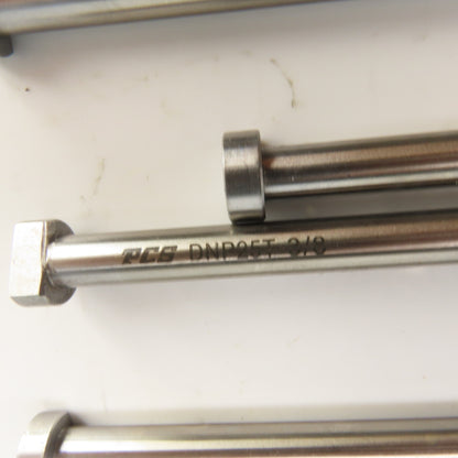 PCS DNP25T Tangent D-Head Ejector Pin Nitrided 3/8" Dia. Misc. Lengths Lot/8