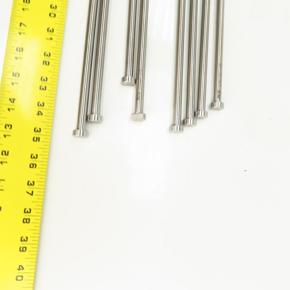 PCS DNP25T Tangent D-Head Ejector Pin Nitrided 3/8" Dia. Misc. Lengths Lot/8