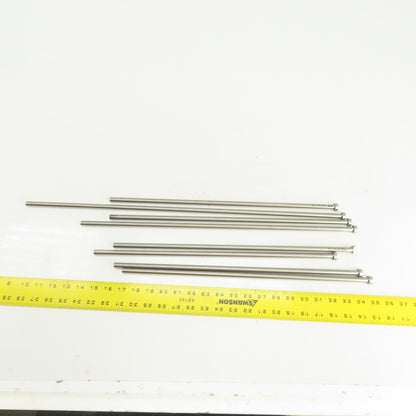 PCS DNP25T Tangent D-Head Ejector Pin Nitrided 3/8" Dia. Misc. Lengths Lot/8