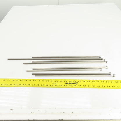 PCS DNP25T Tangent D-Head Ejector Pin Nitrided 3/8" Dia. Misc. Lengths Lot/8