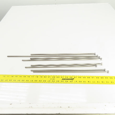 PCS DNP25T Tangent D-Head Ejector Pin Nitrided 3/8" Dia. Misc. Lengths Lot/8
