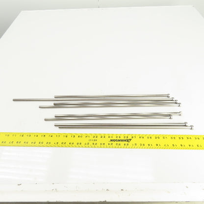 PCS DNP25T Tangent D-Head Ejector Pin Nitrided 3/8" Dia. Misc. Lengths Lot/8