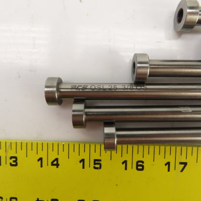 PCS SL25 Standard Ejector Sleeve Nitrided 3/8" Dia. Misc. Lengths 1/4" ID Lot/6