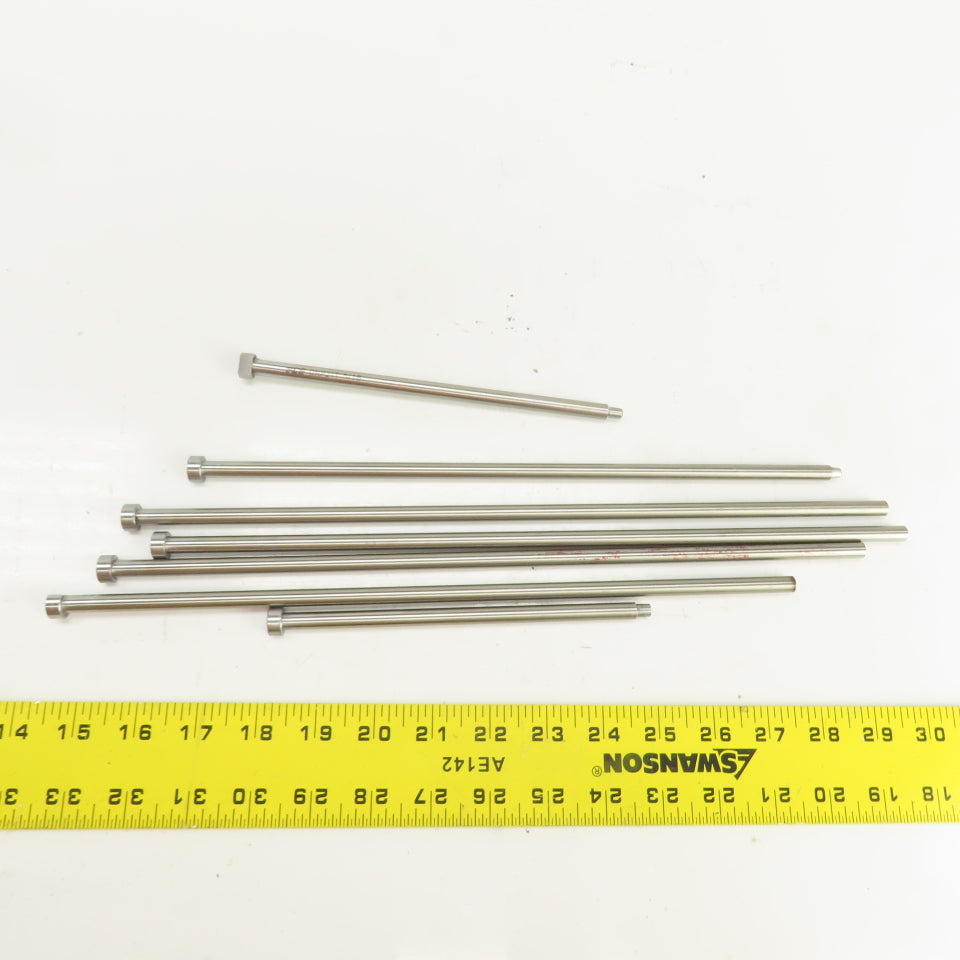 PCS DNP21T Tangent D-Head Ejector Pin Nitrided 5/16" Dia. Misc. Lengths Lot Of 7