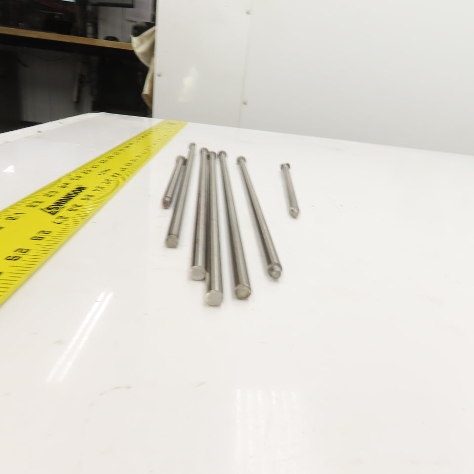 PCS DNP21T Tangent D-Head Ejector Pin Nitrided 5/16" Dia. Misc. Lengths Lot Of 7