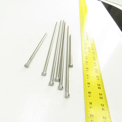 PCS DNP21T Tangent D-Head Ejector Pin Nitrided 5/16" Dia. Misc. Lengths Lot Of 7