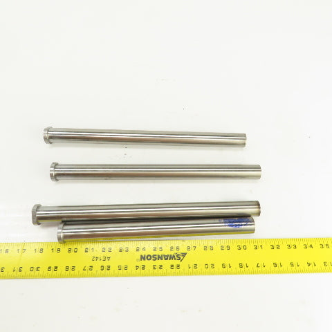 PCS DNP47T Straight D-Headed Ejector Pin Nitrided 1" Dia. X  11-1/4" L Lot Of 4