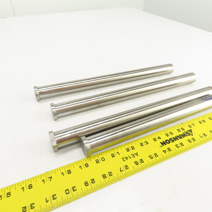 PCS DNP47T Straight D-Headed Ejector Pin Nitrided 1" Dia. X  11-1/4" L Lot Of 4