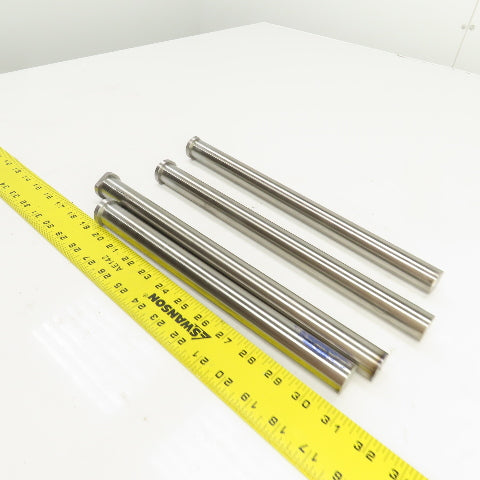 PCS DNP47T Straight D-Headed Ejector Pin Nitrided 1" Dia. X  11-1/4" L Lot Of 4