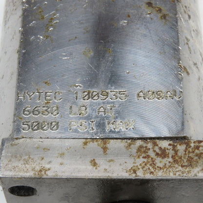 Hytec 100935 Center Hole Hydraulic Cylinder 1" Stroke SAE 4 5000PSI