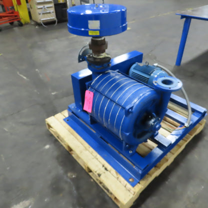 National Turbine 10HP Multistage Centrifugal Blower 460V 3PH 3500RPM W/Silencer