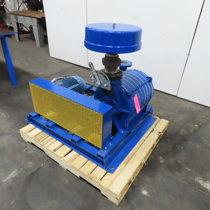National Turbine 10HP Multistage Centrifugal Blower 460V 3PH 3500RPM W/Silencer